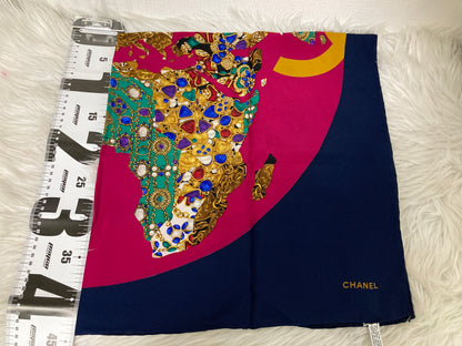 Chanel Navy Scarves A-15697