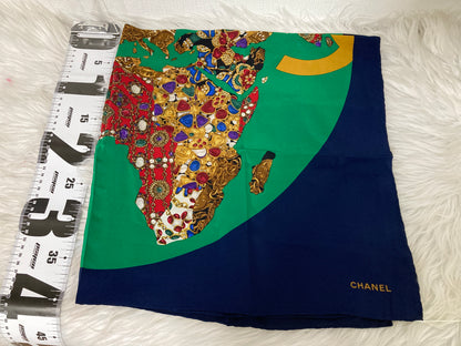 Chanel Navy Scarves A-15699