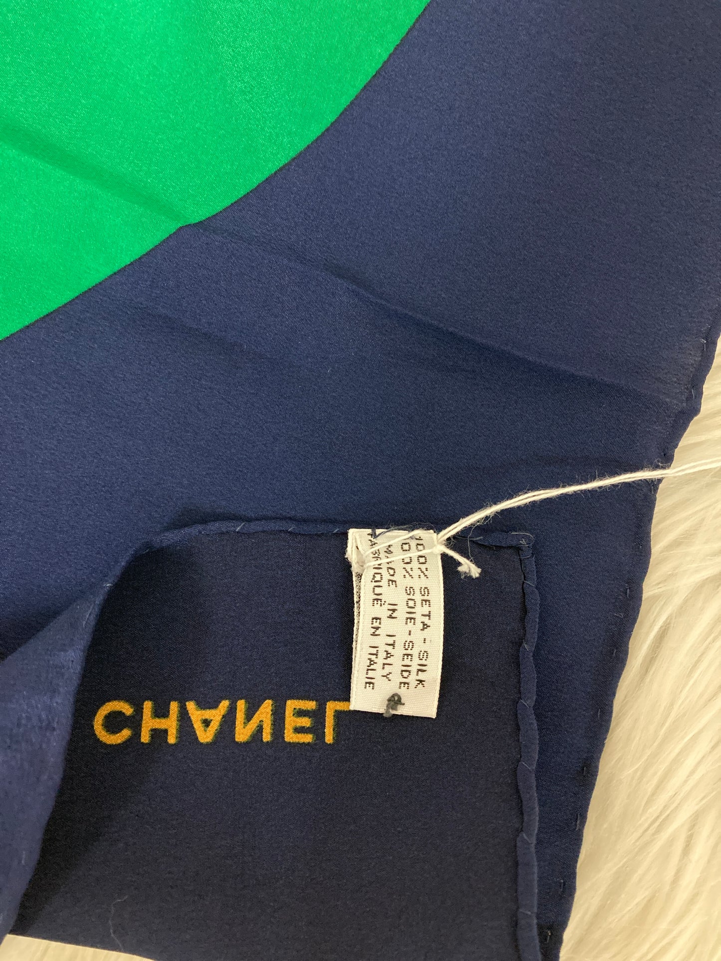 Chanel Navy Scarves A-15699