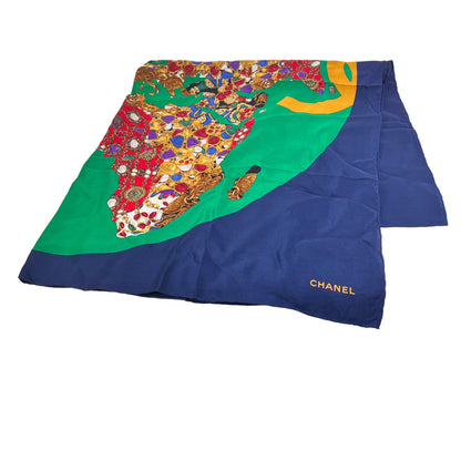 Chanel Navy Scarves A-15699