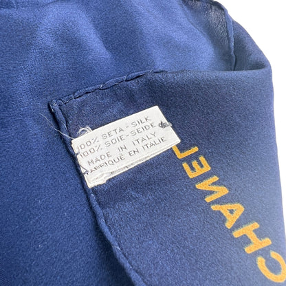 Chanel Navy Scarves A-15699