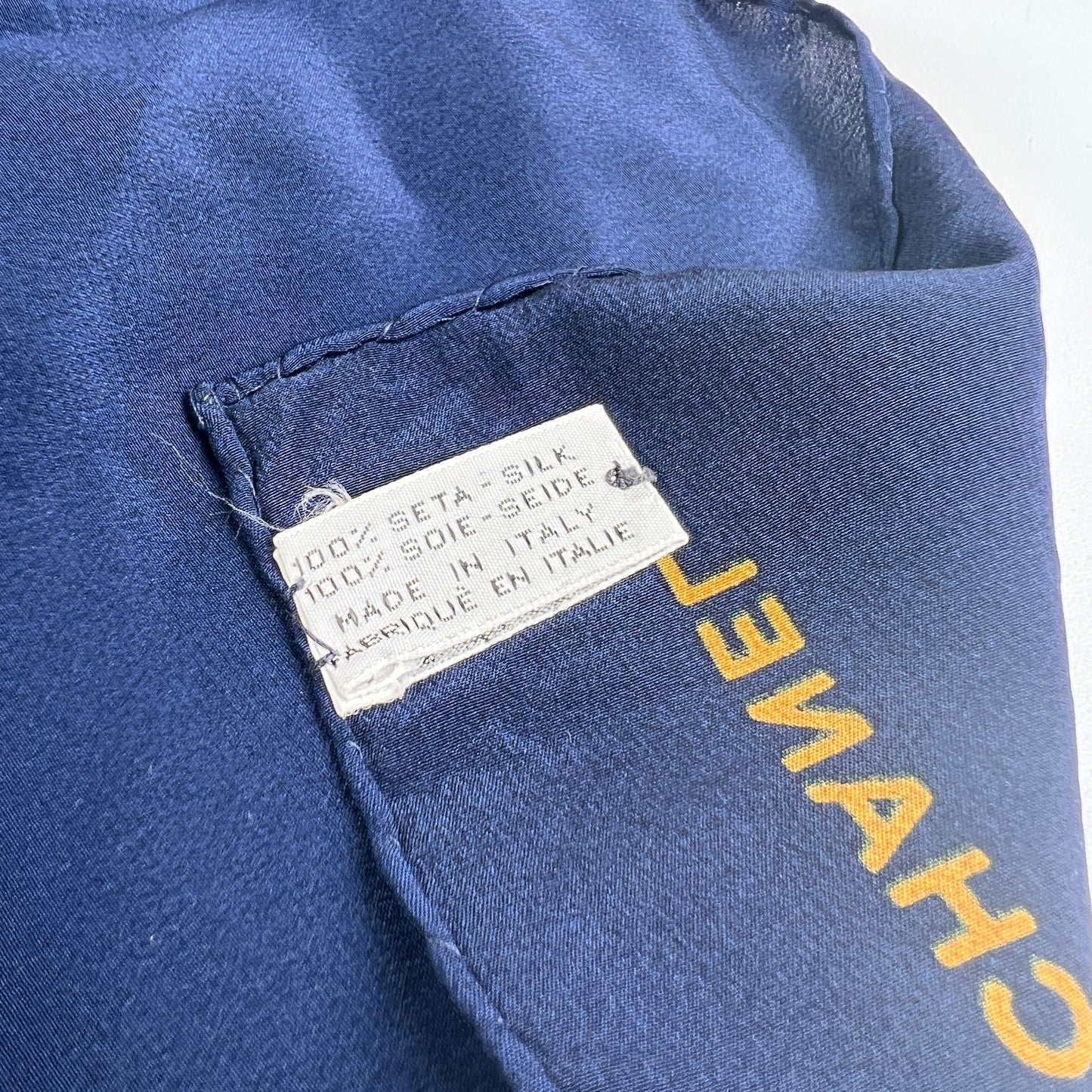 Chanel Navy Scarves A-15699