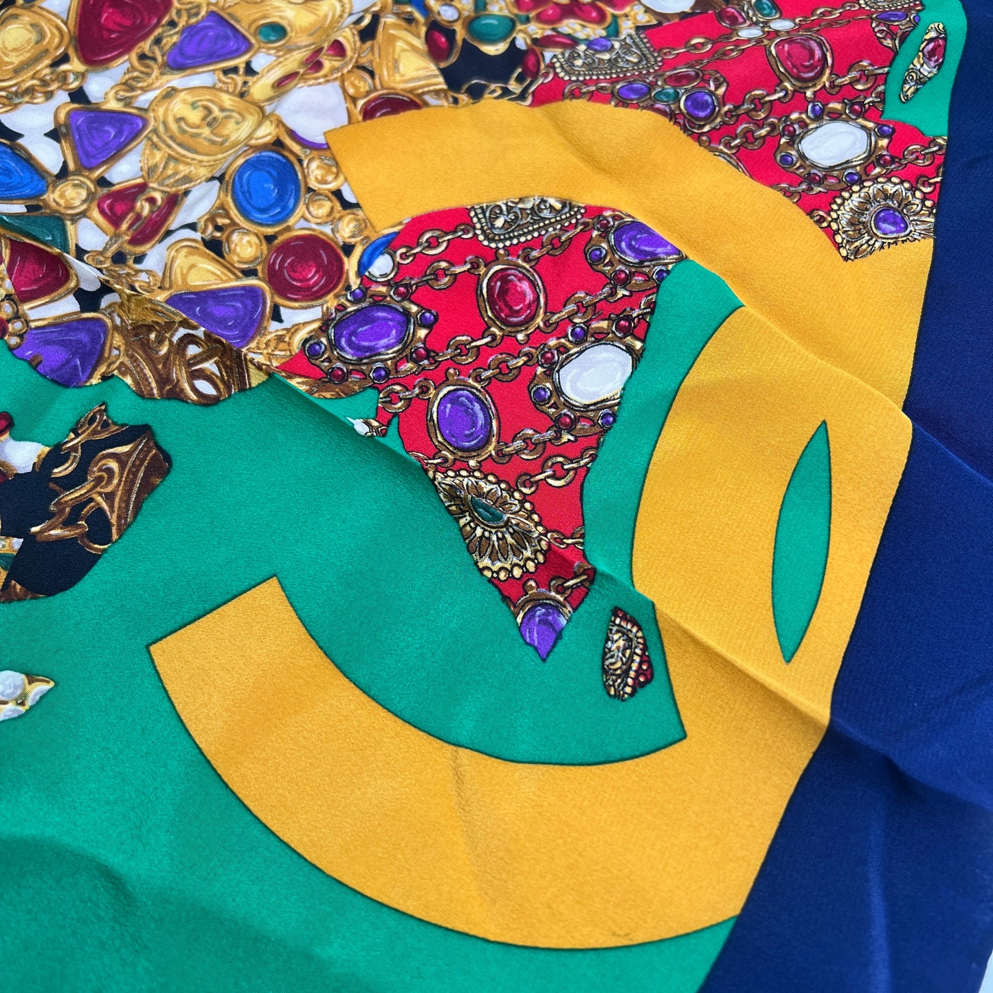 Chanel Navy Scarves A-15699