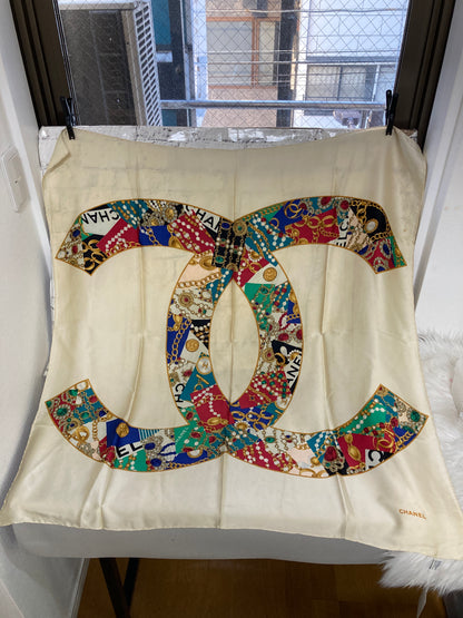 Chanel Beige Scarves A-15701