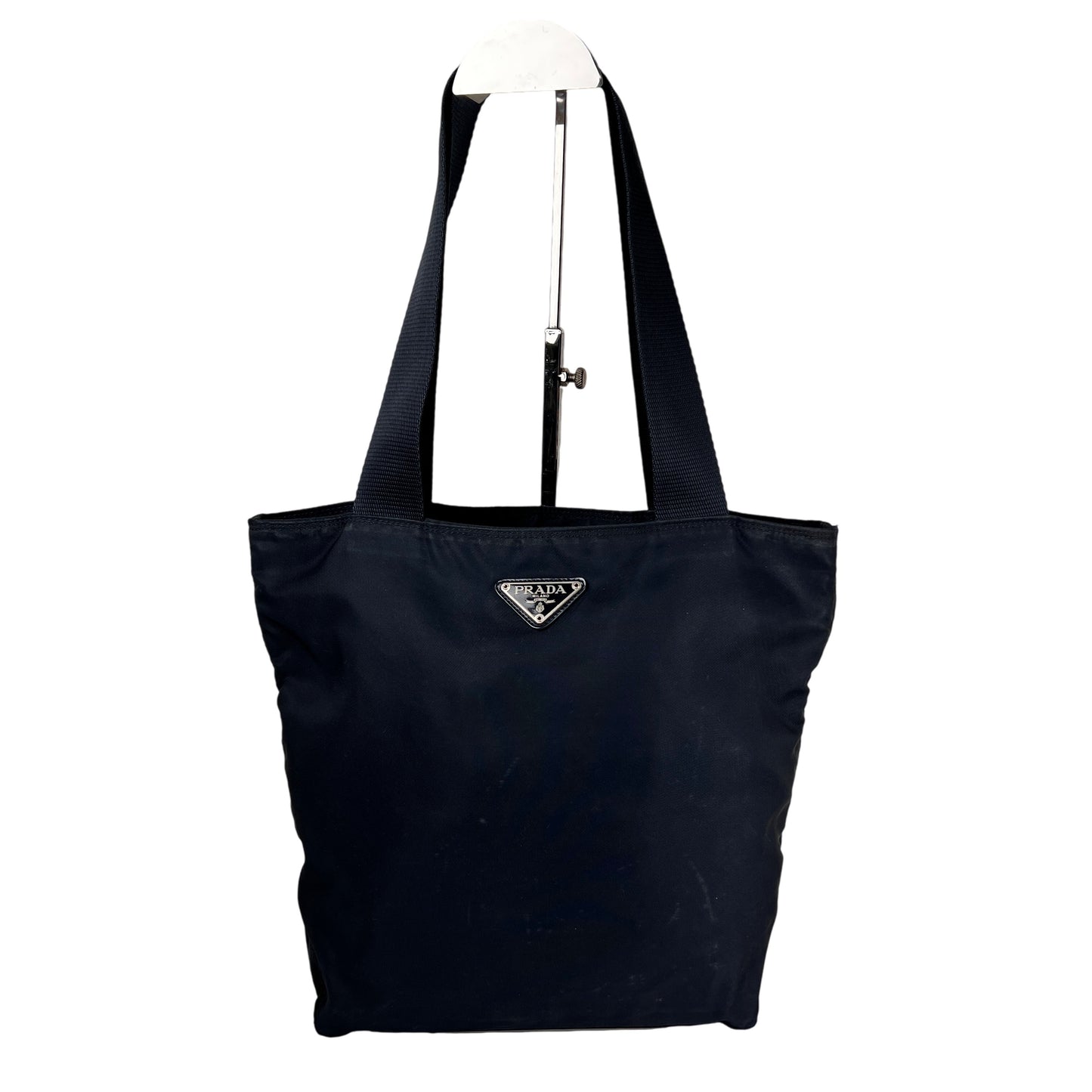 Prada Navy Tote Bags A-15732