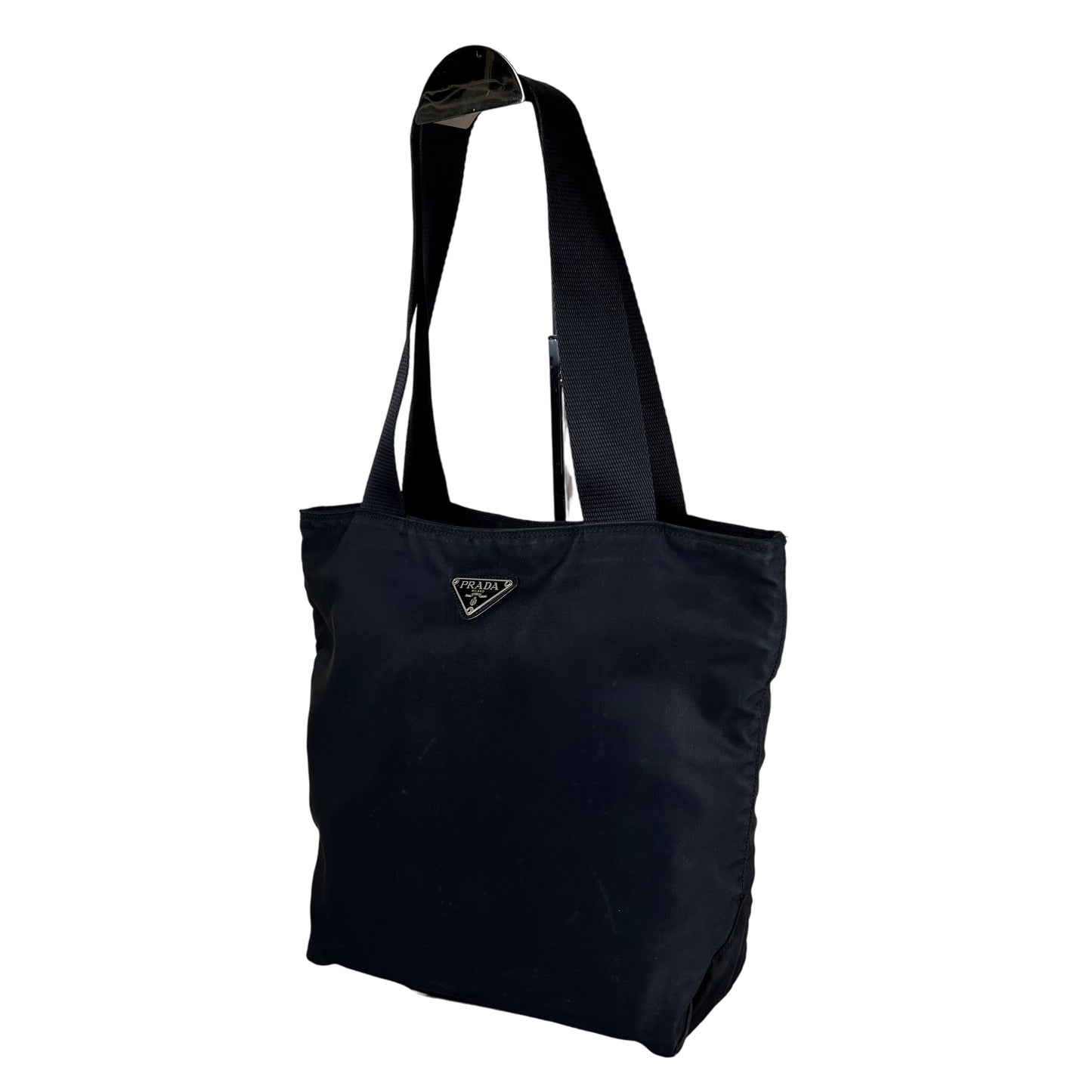 Prada Navy Tote Bags A-15732