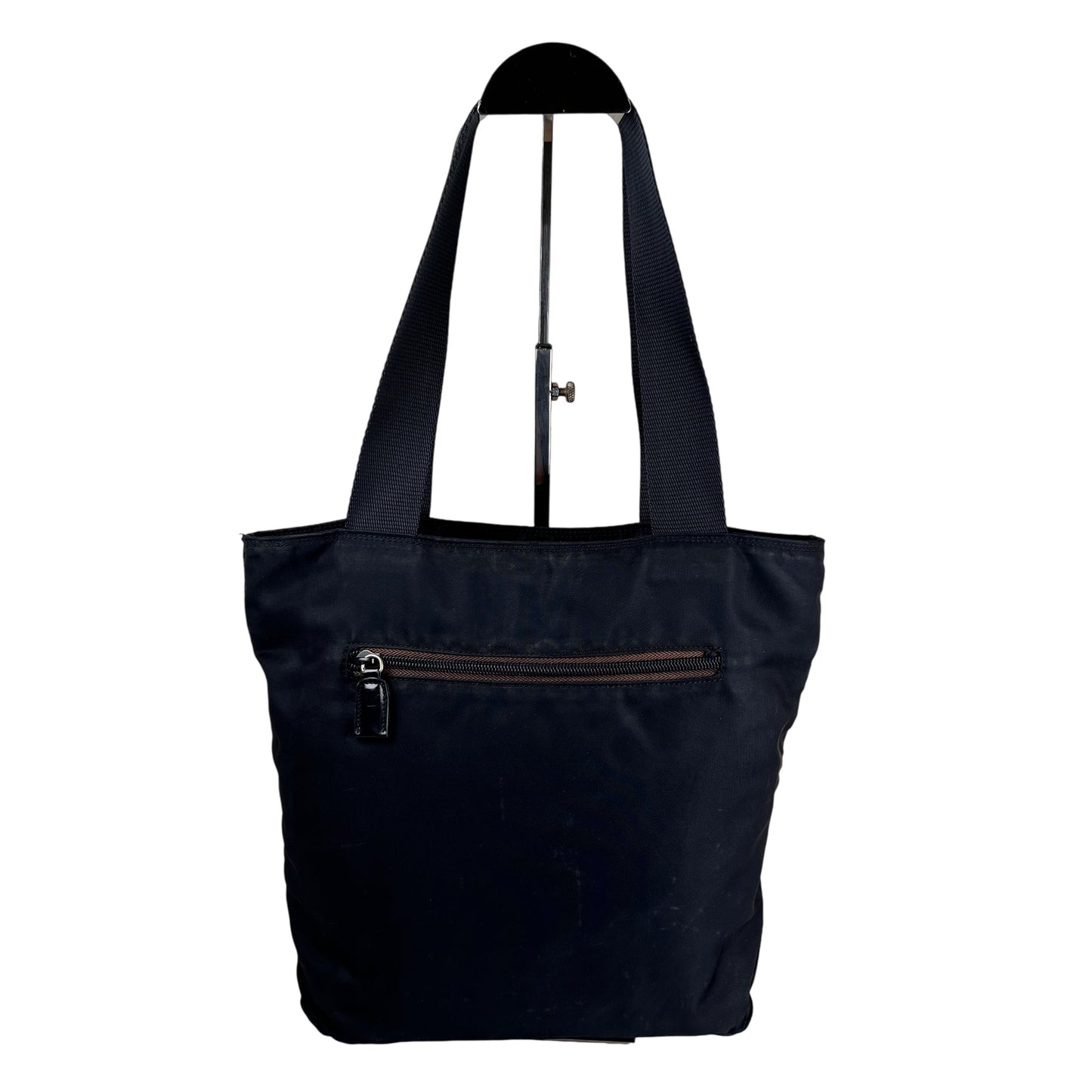 Prada Navy Tote Bags A-15732