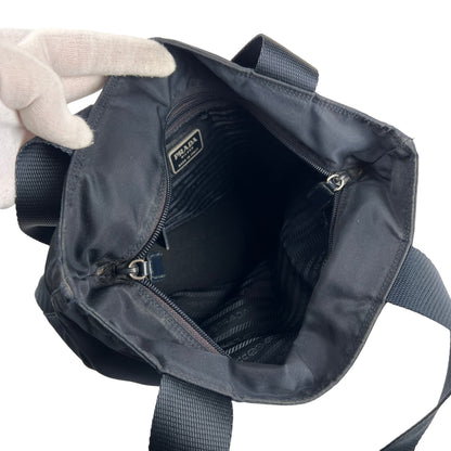 Prada Navy Tote Bags A-15732