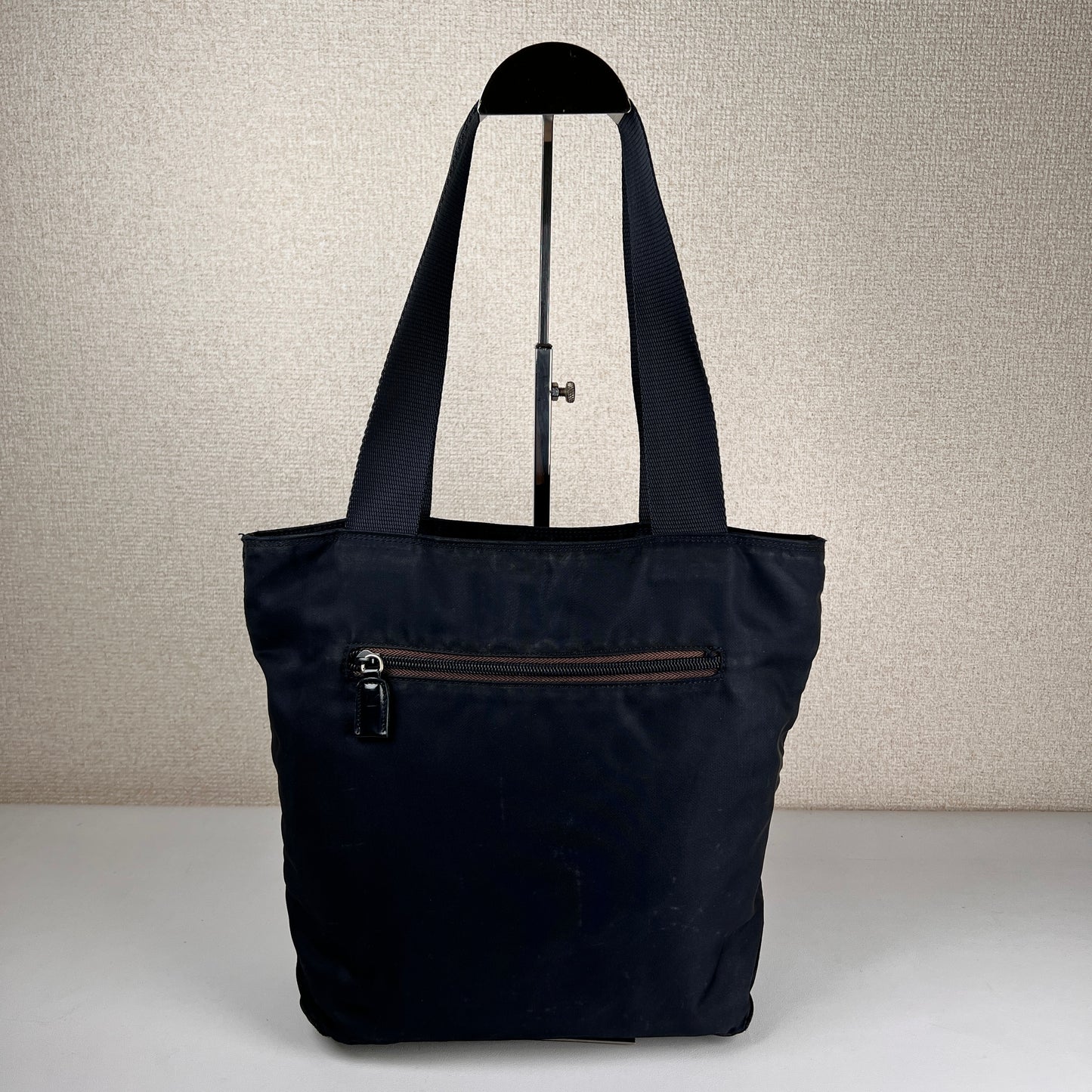 Prada Navy Tote Bags A-15732