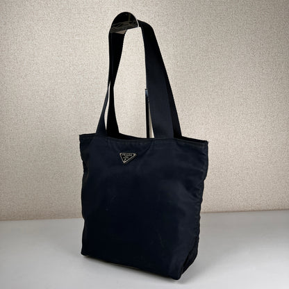 Prada Navy Tote Bags A-15732