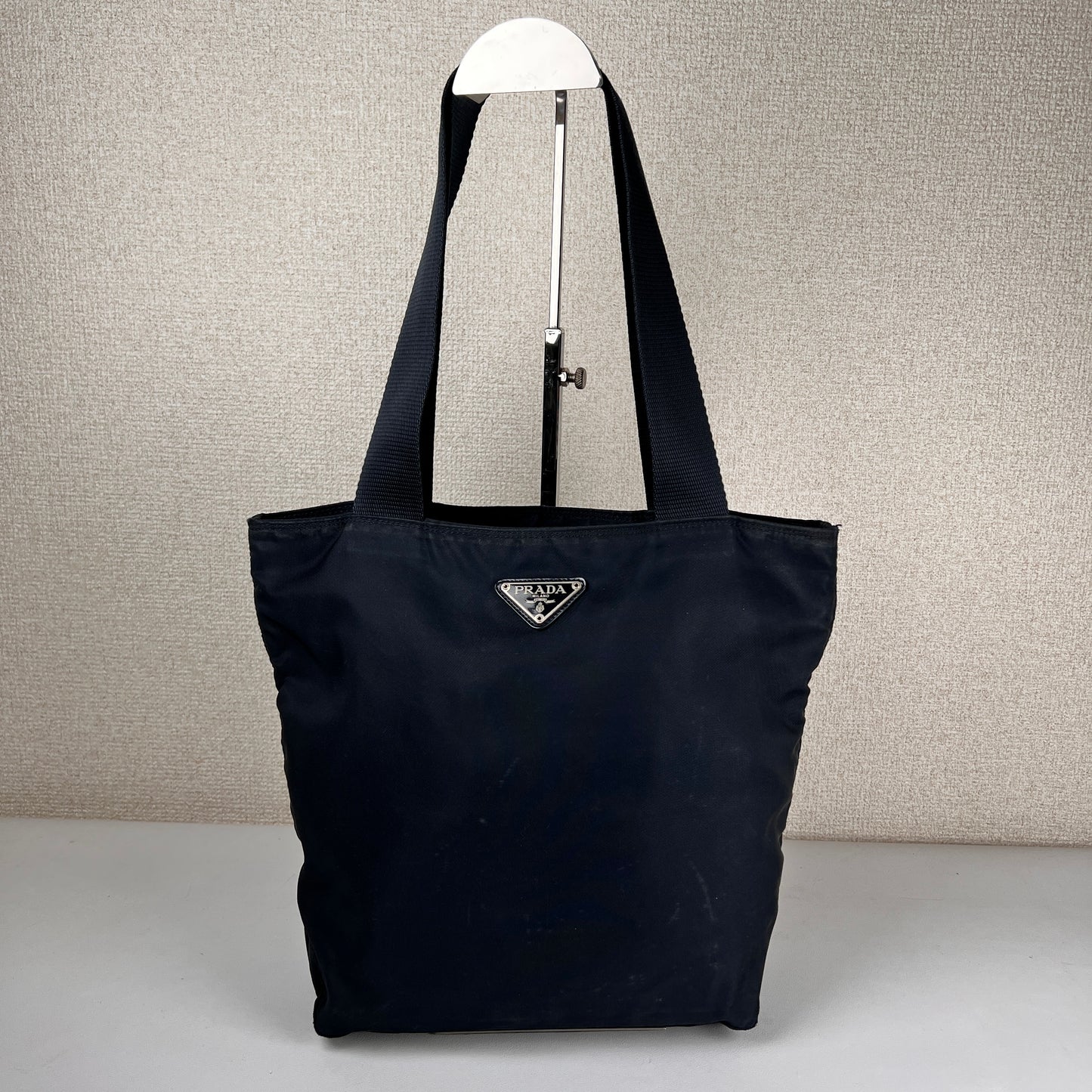 Prada Navy Tote Bags A-15732