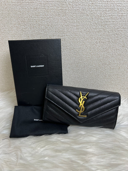 Saint Laurent Black Wallets A-15746