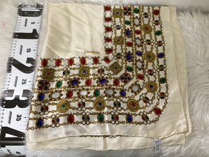 Chanel White Scarves A-15754