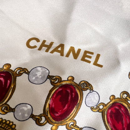 Chanel White Scarves A-15754