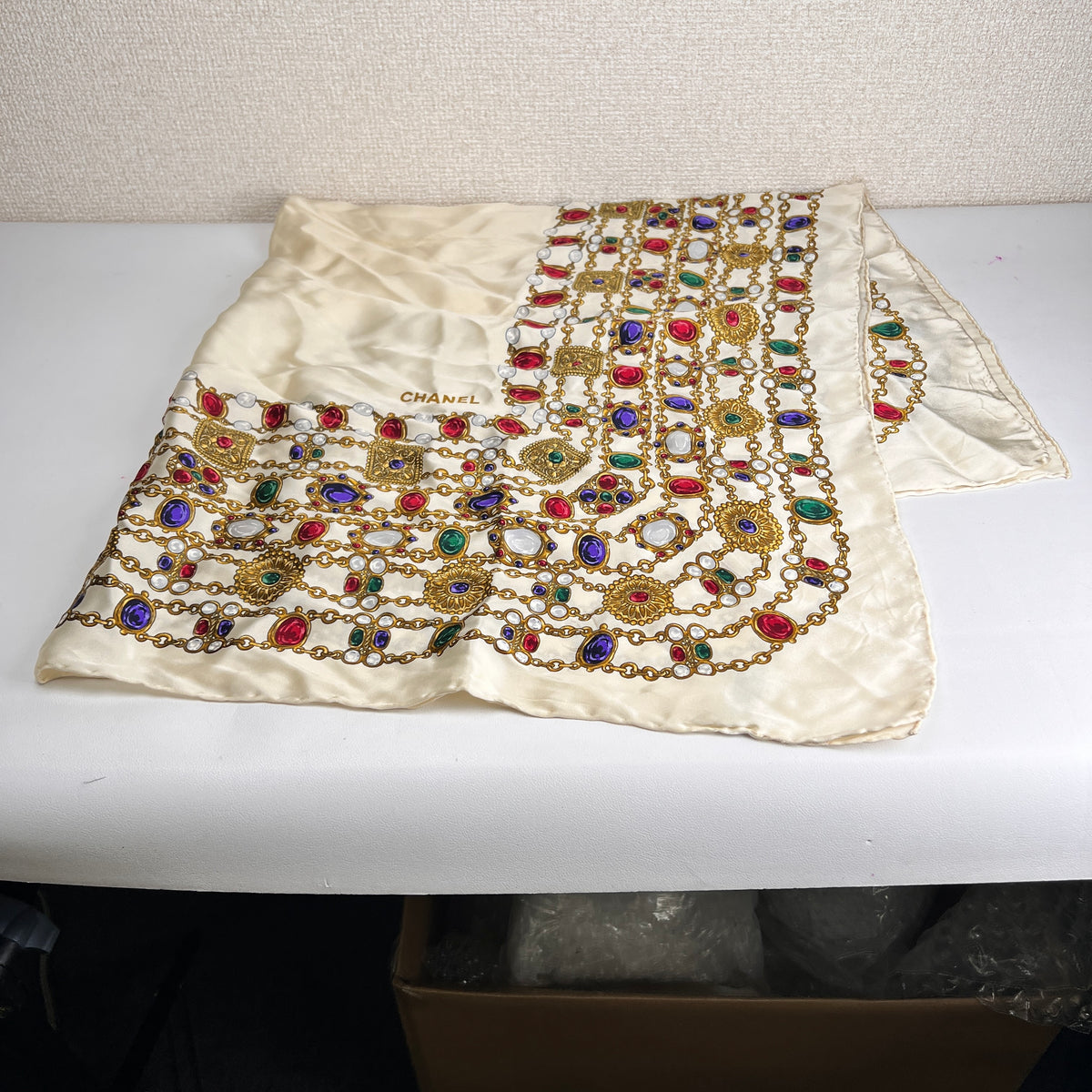Chanel White Scarves A-15754