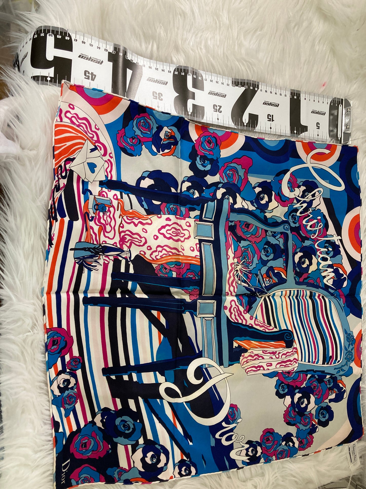 Dior Navy Scarves A-15756