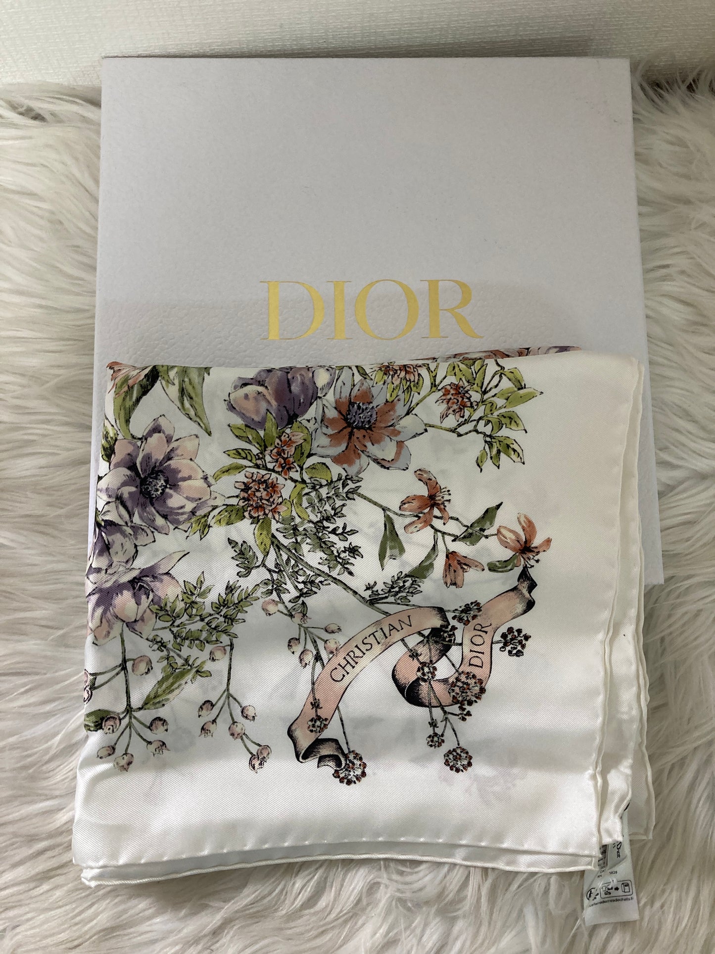 Dior White Scarves A-15761