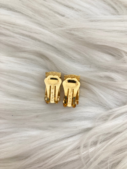 Dior Gold Earrings A-15768