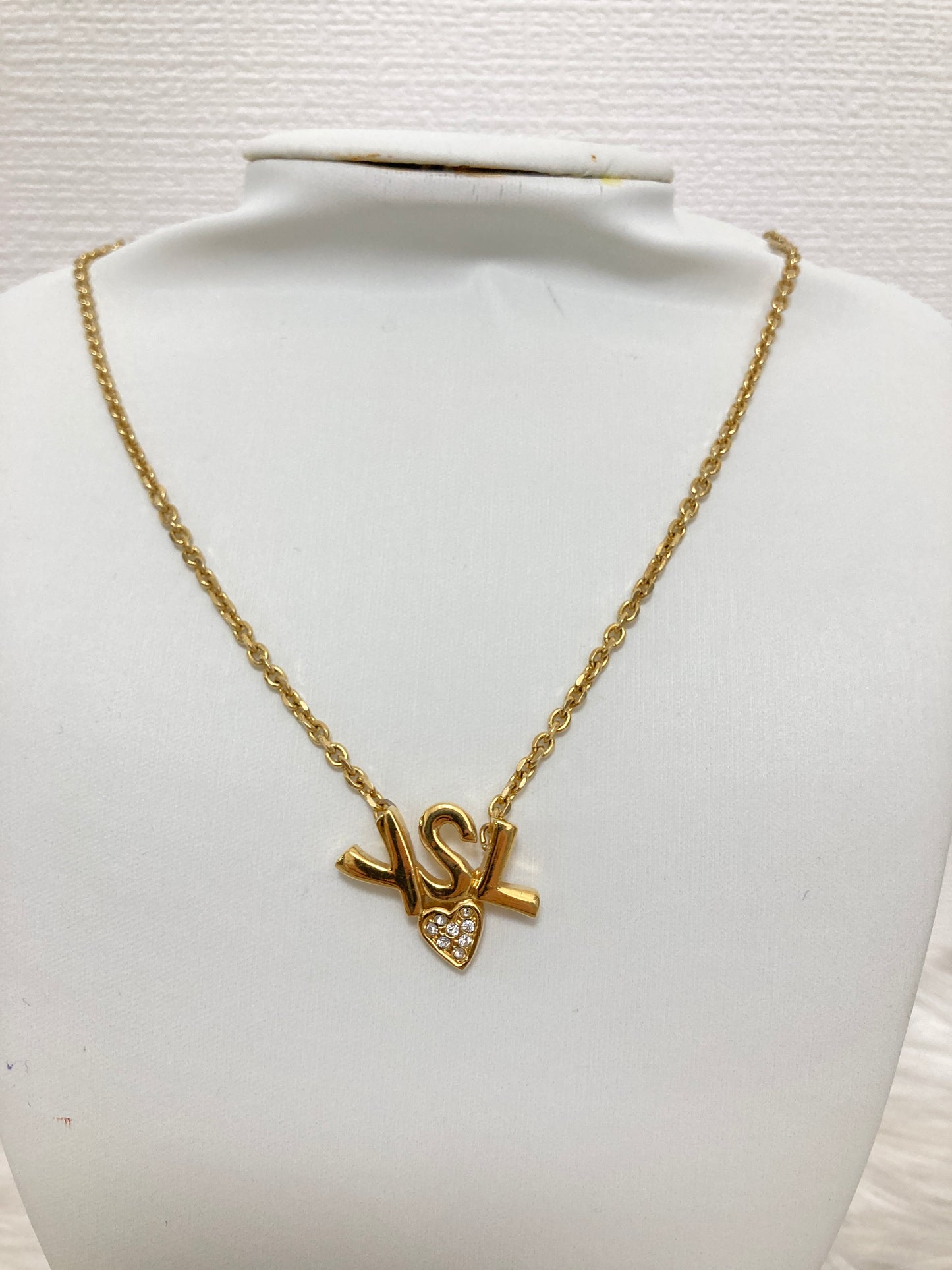 Saint Laurent Gold Necklaces A-15772
