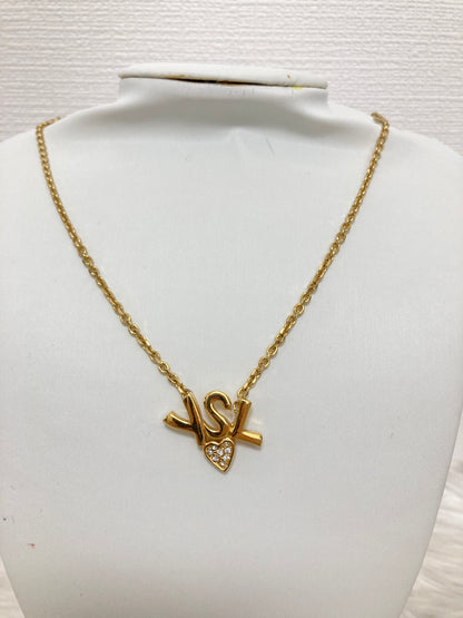 Saint Laurent Gold Necklaces A-15772