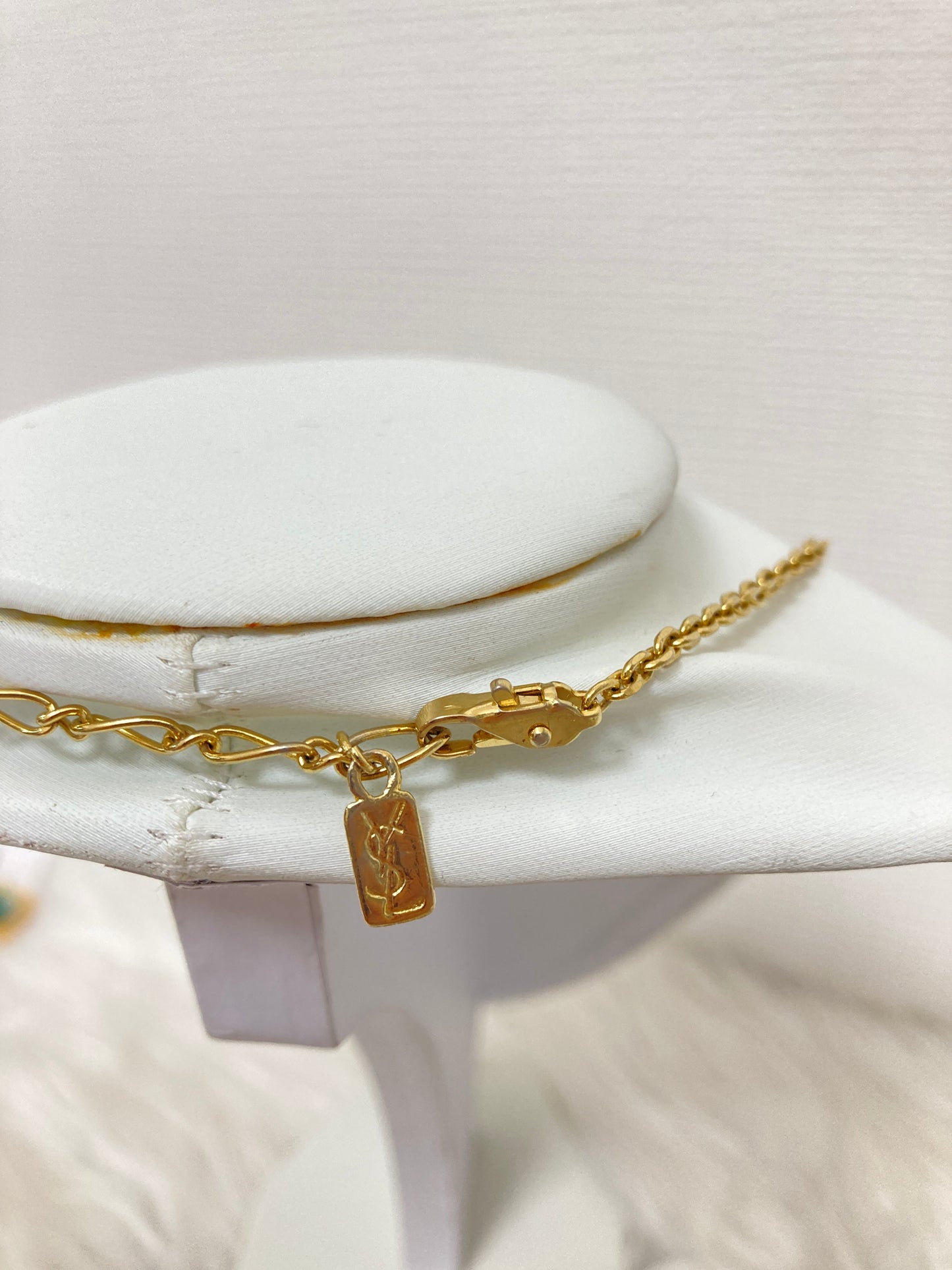 Saint Laurent Gold Necklaces A-15772