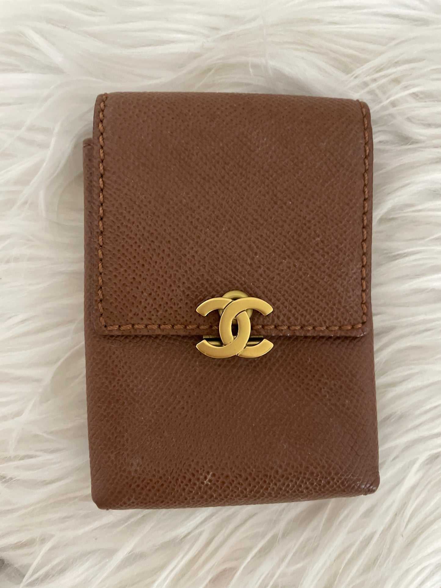 Chanel Brown Pouches A-15773