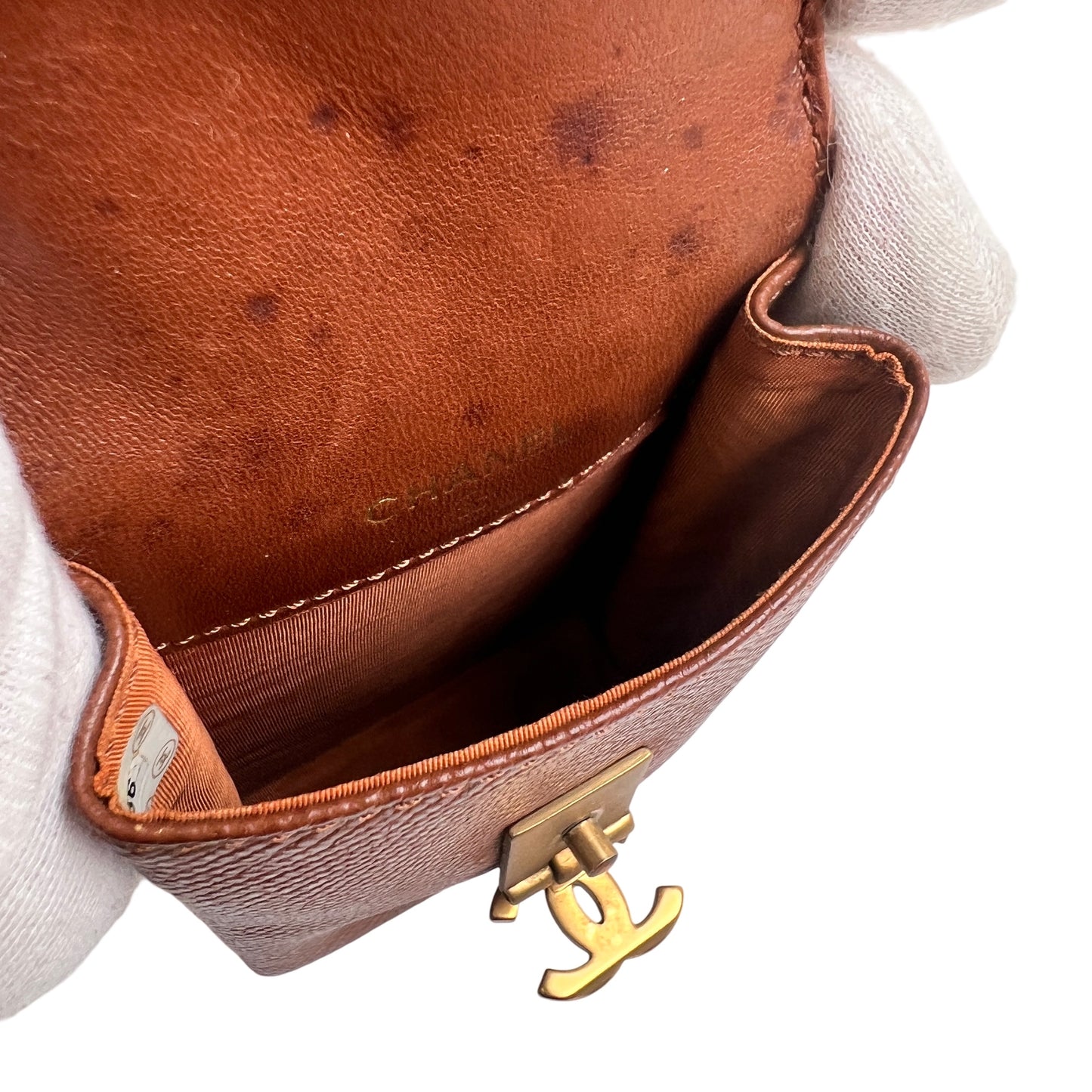 Chanel Brown Pouches A-15773