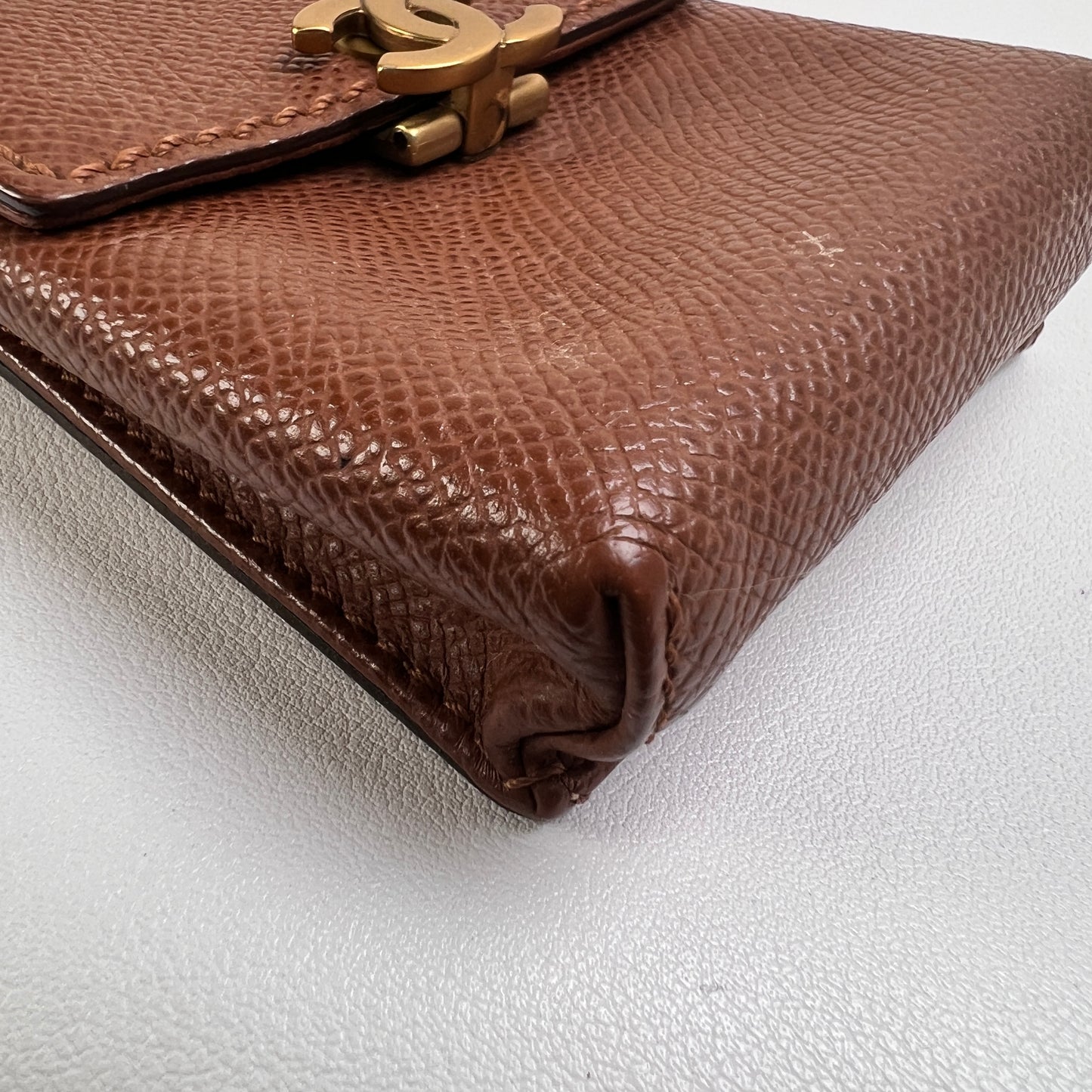 Chanel Brown Pouches A-15773