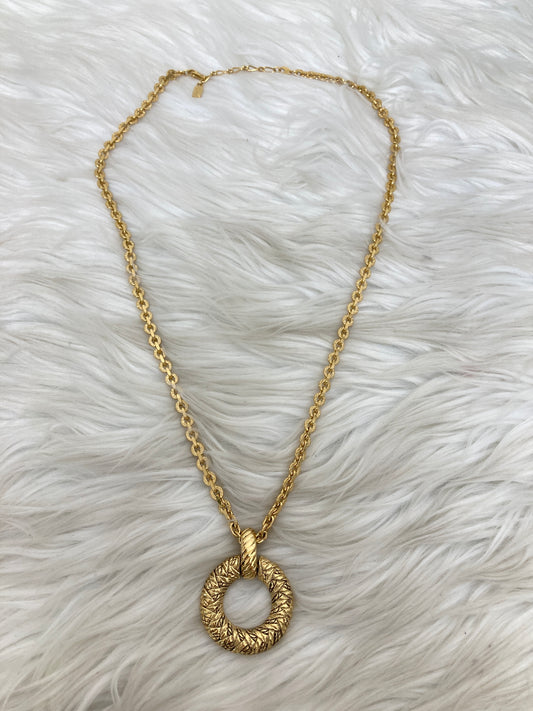 Saint Laurent Gold Necklaces A-15784
