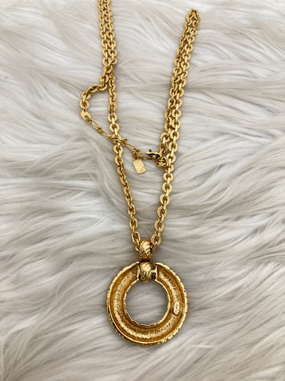 Saint Laurent Gold Necklaces A-15784