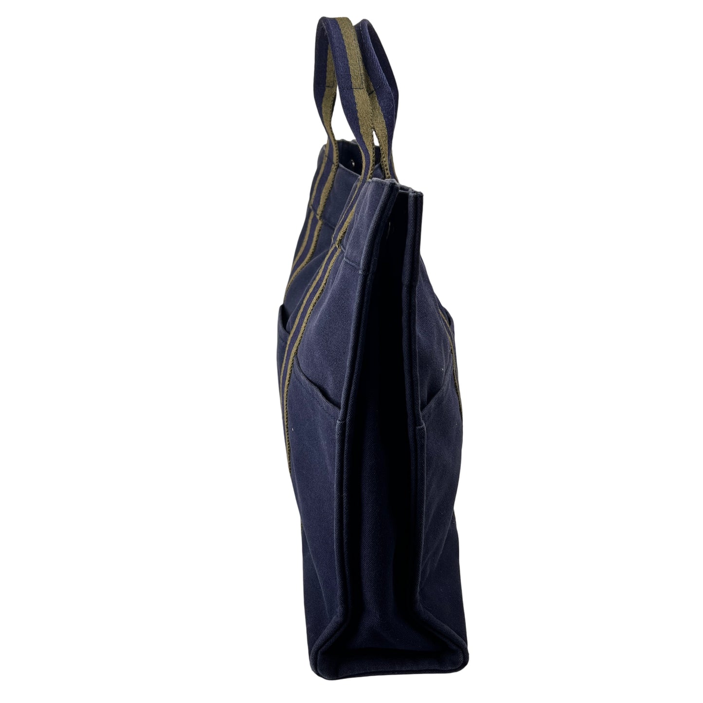 Hermes Navy Tote Bags A-15817