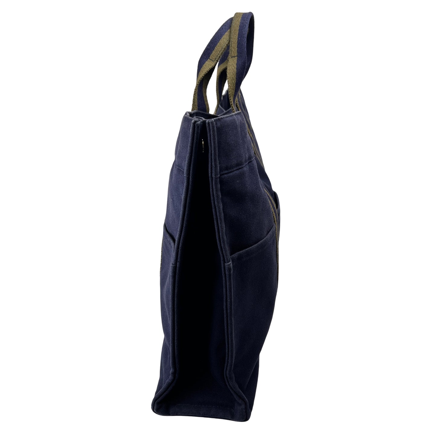 Hermes Navy Tote Bags A-15817