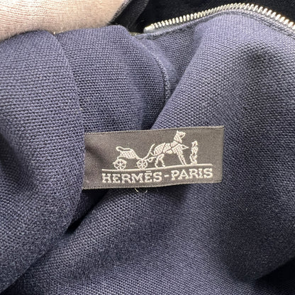 Hermes Navy Tote Bags A-15817