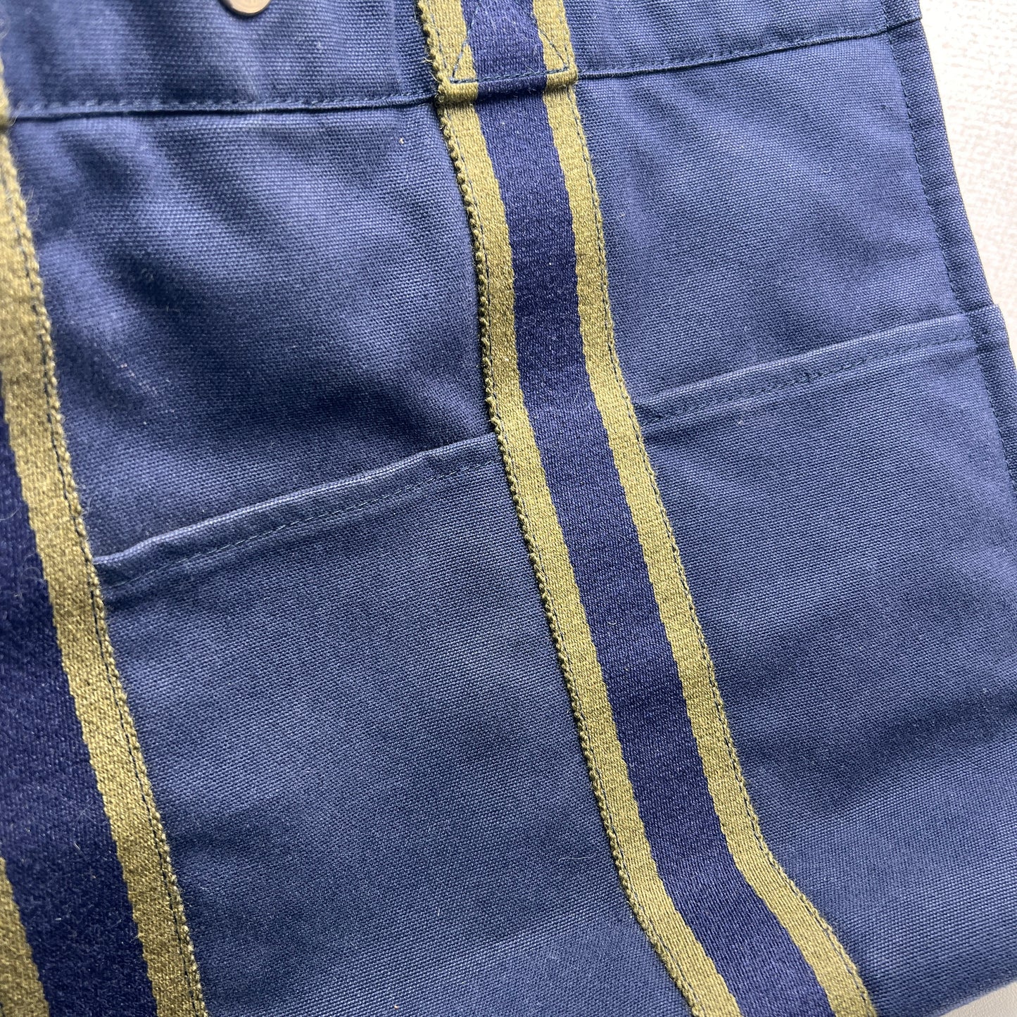 Hermes Navy Tote Bags A-15817