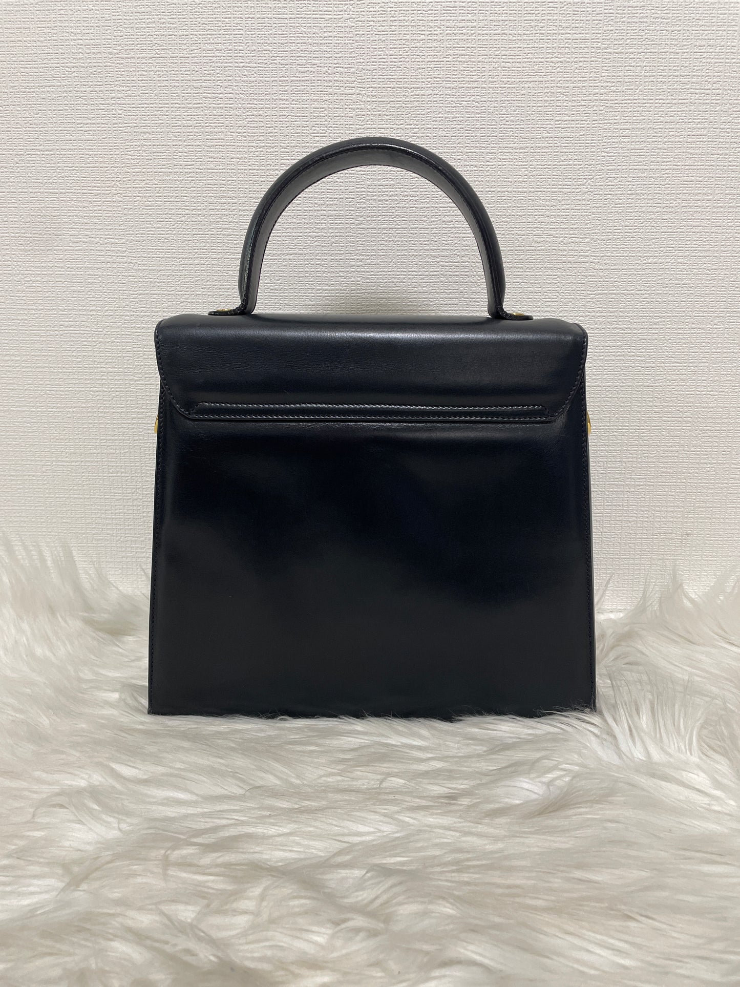 Ferragamo Navy Handle Bags A-15819