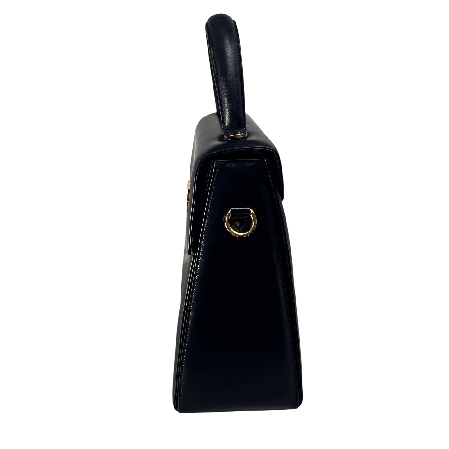 Ferragamo Navy Handle Bags A-15819