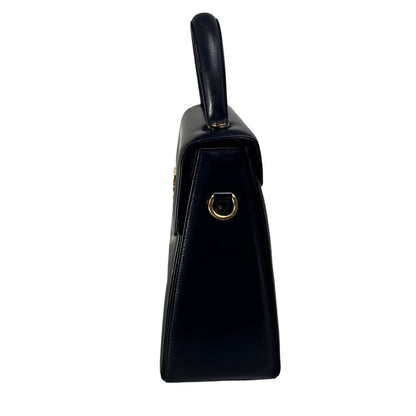 Ferragamo Navy Handle Bags A-15819