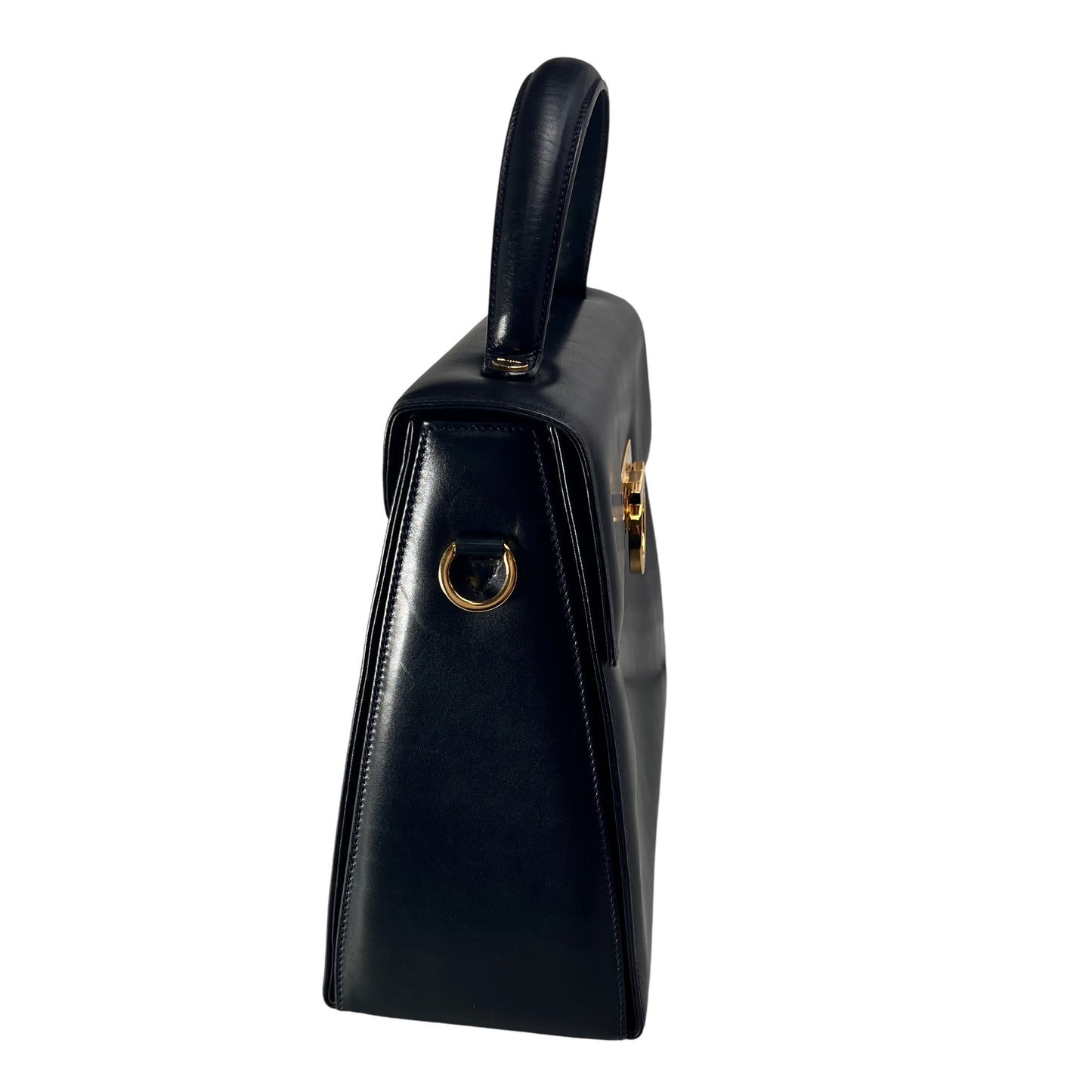 Ferragamo Navy Handle Bags A-15819