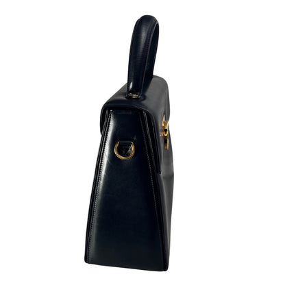 Ferragamo Navy Handle Bags A-15819