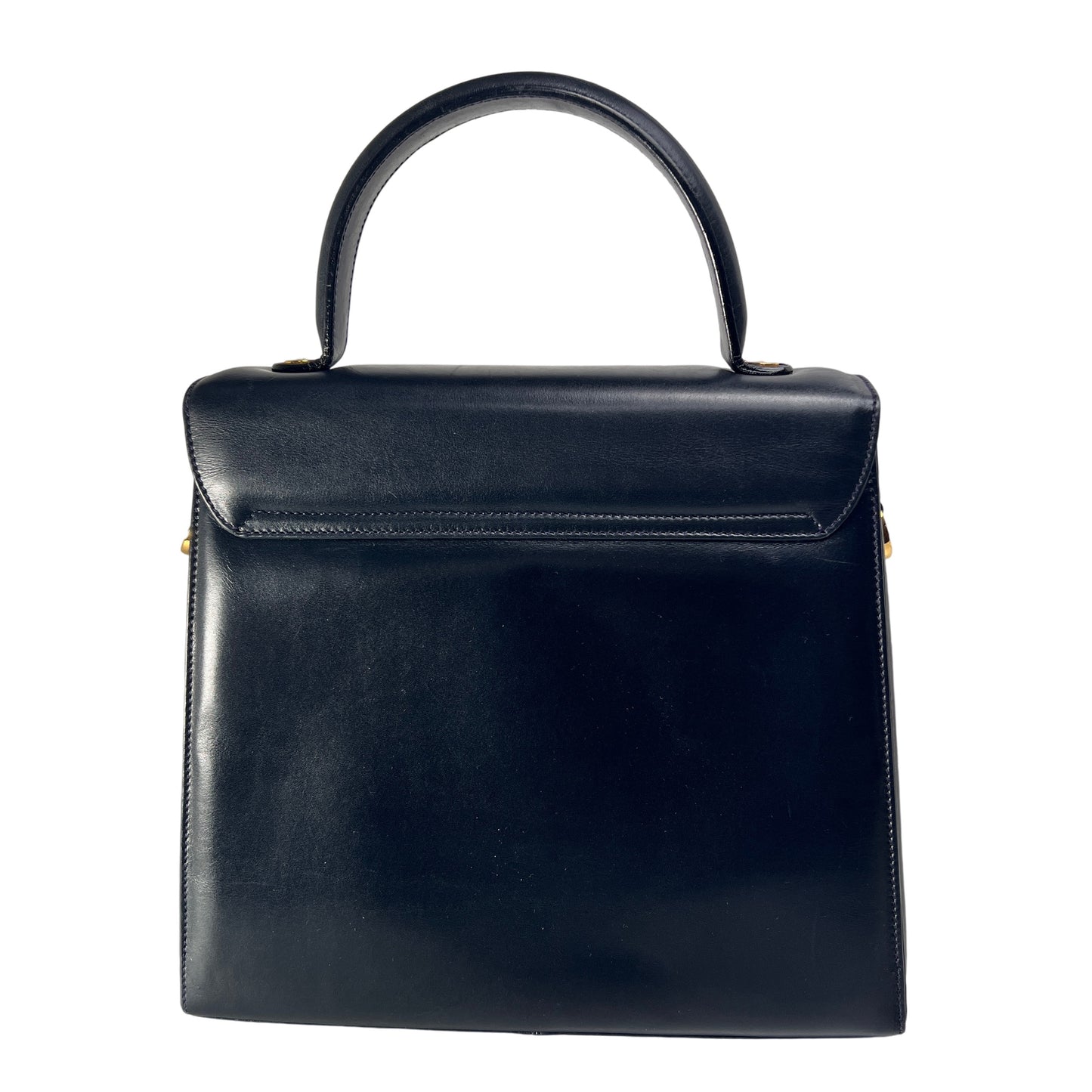 Ferragamo Navy Handle Bags A-15819