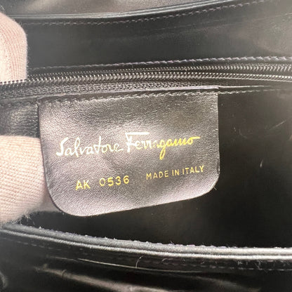 Ferragamo Navy Handle Bags A-15819