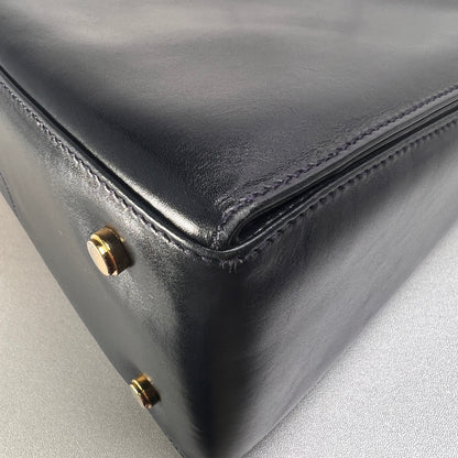 Ferragamo Navy Handle Bags A-15819