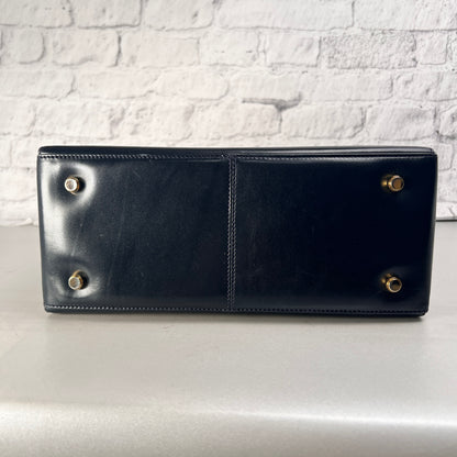 Ferragamo Navy Handle Bags A-15819