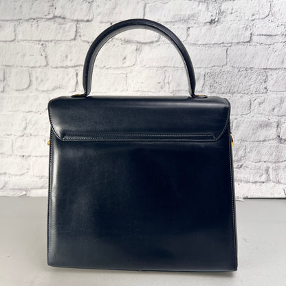 Ferragamo Navy Handle Bags A-15819
