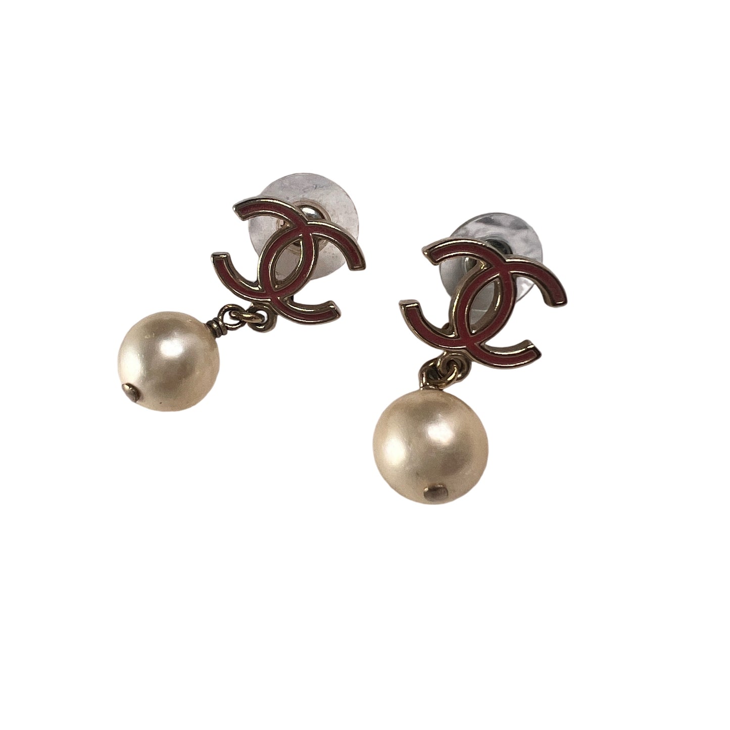 Chanel Pink Earrings A-15834