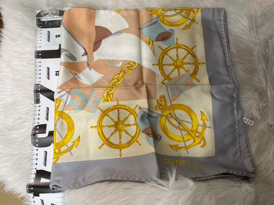 Celine Gray Scarves A-15835