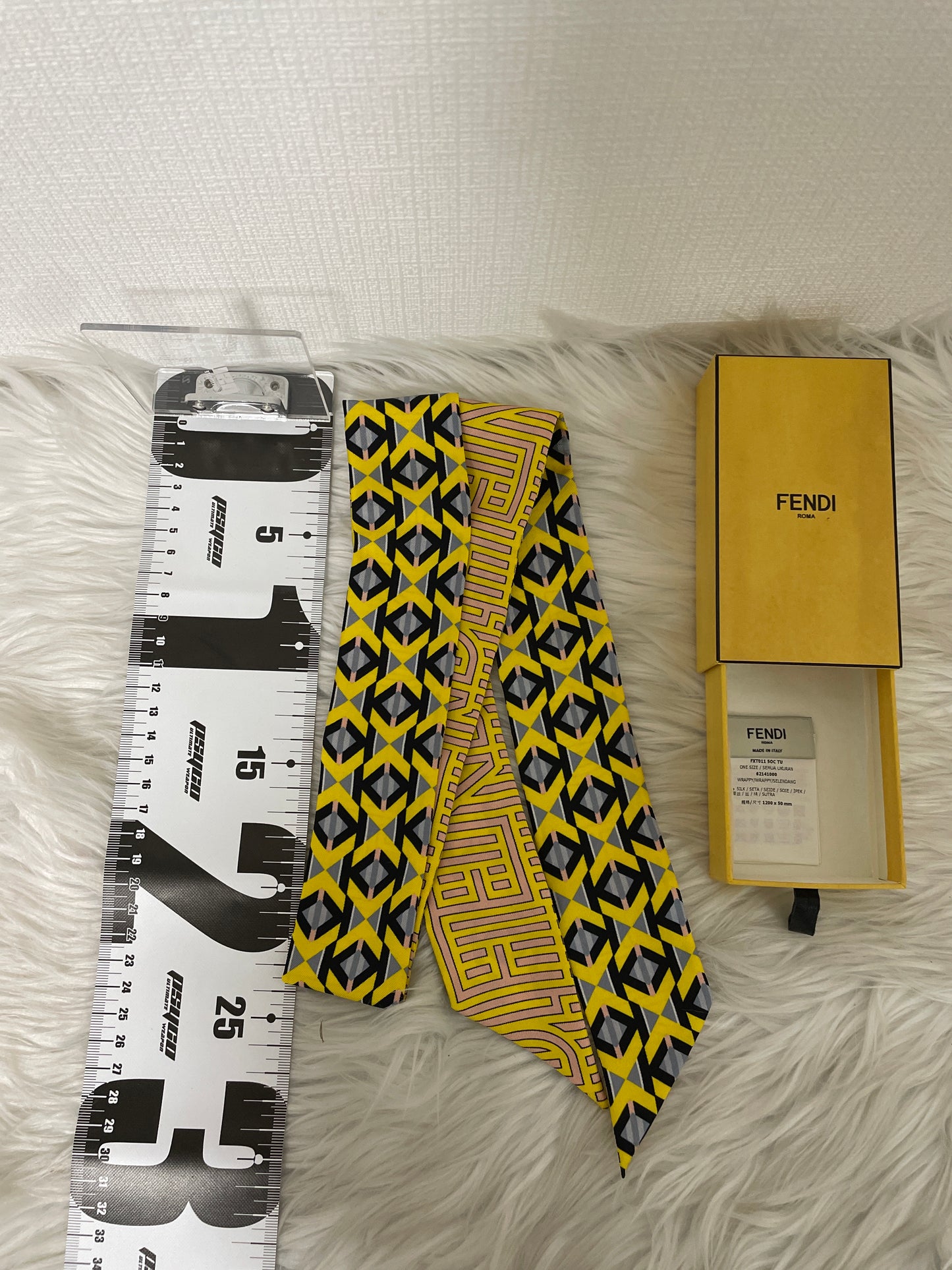Fendi Yellow Scarves A-15839