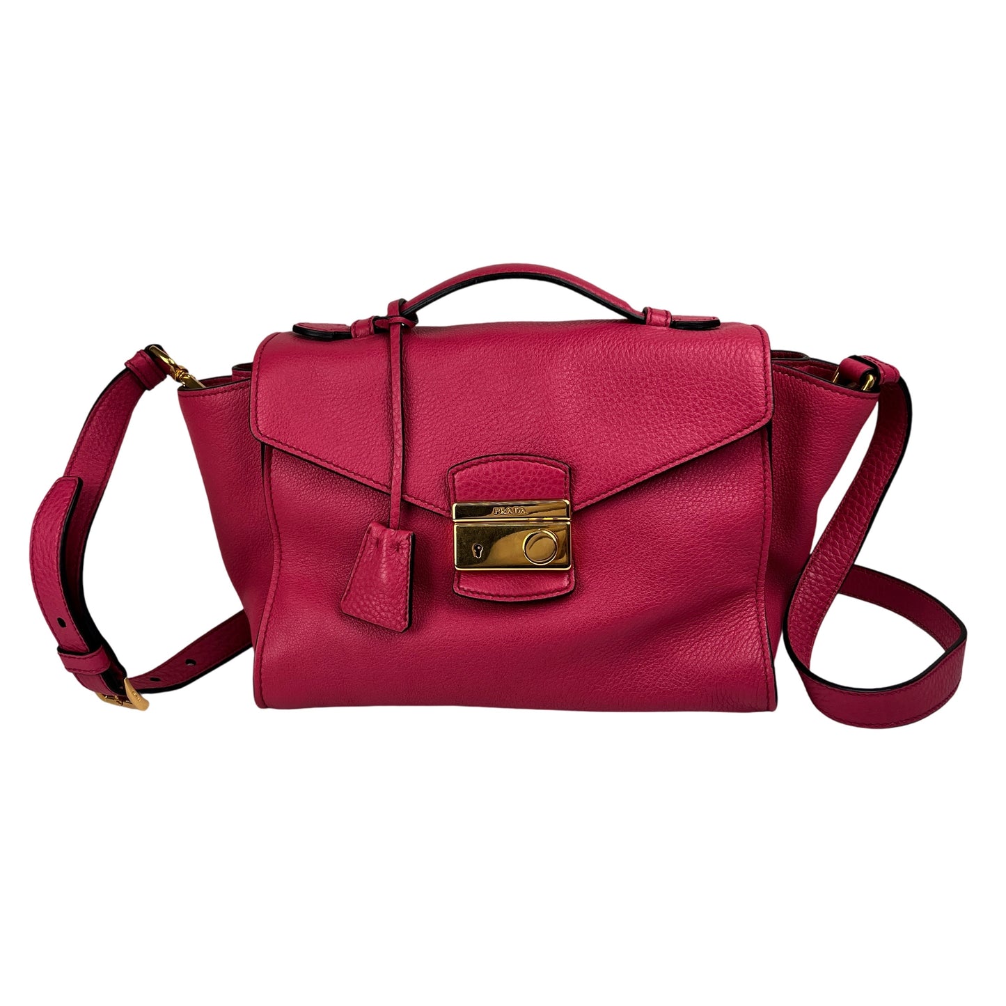 Prada Bordeaux Handle Bags A-15851