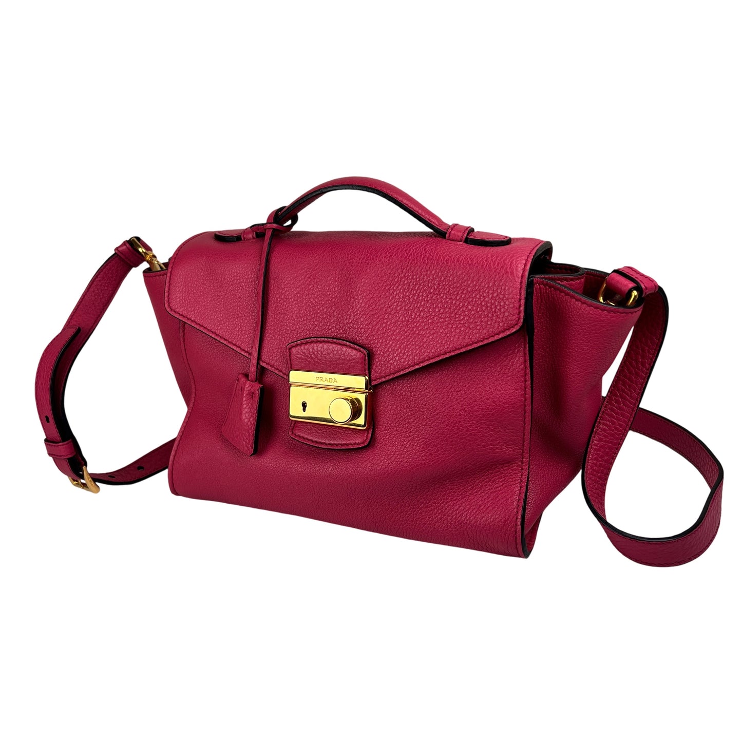 Prada Bordeaux Handle Bags A-15851
