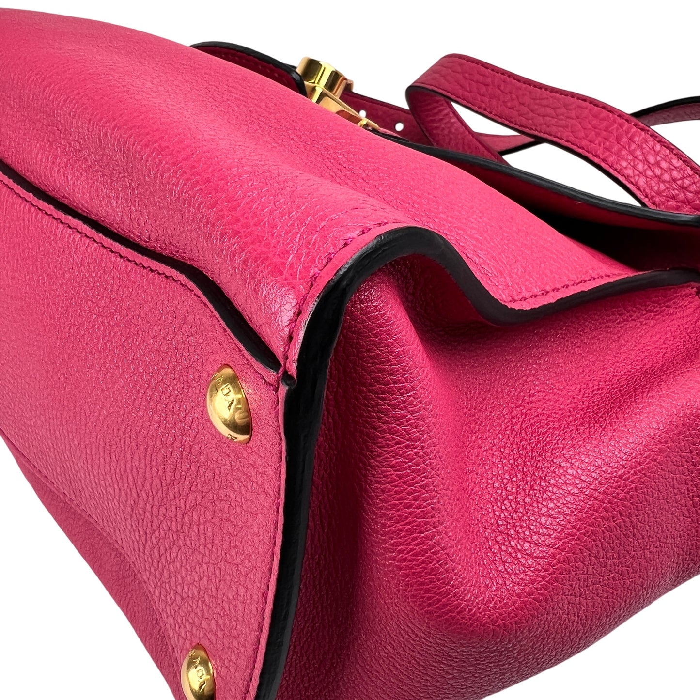 Prada Bordeaux Handle Bags A-15851